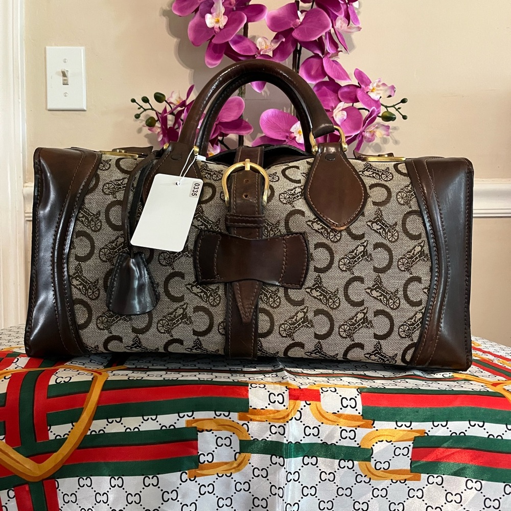 Brown and Tan Designer Men's Bag